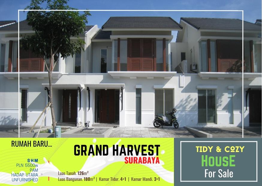 Rumah Baru Gress Full Renov Grand Harvest Wiyung Surabaya