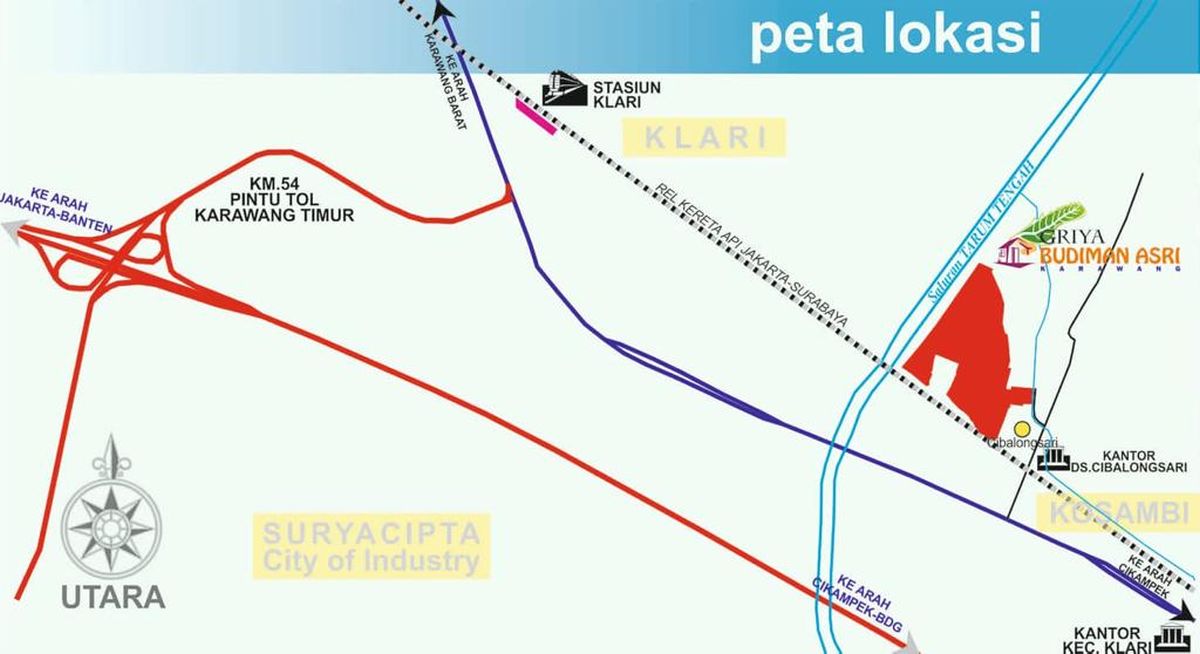 Perumahan Strategis di Griya Budiman Asri Karawang MD898