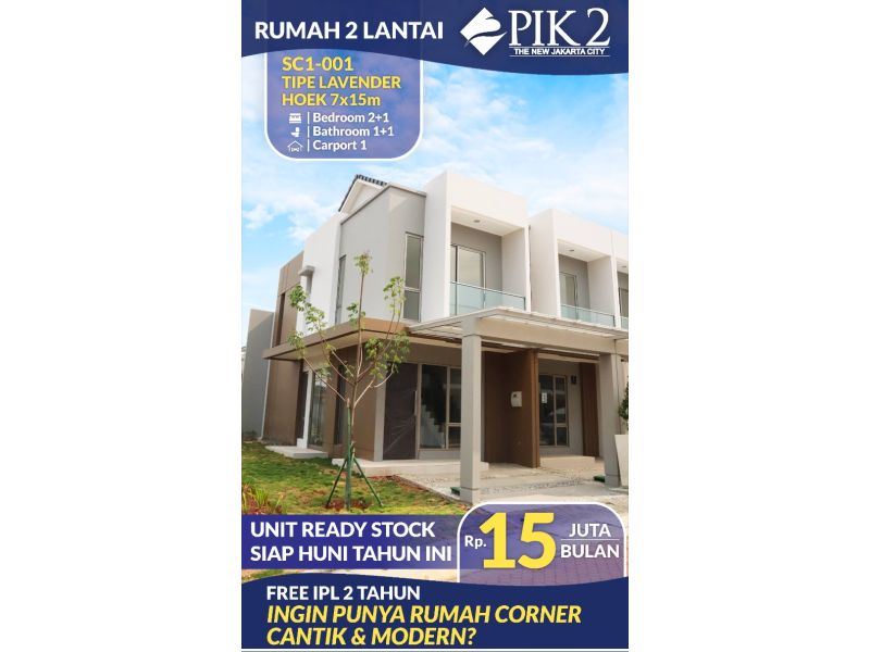 Rumah Milenial PIK2, Promo Cicilan dan Harga Terbaik MD911