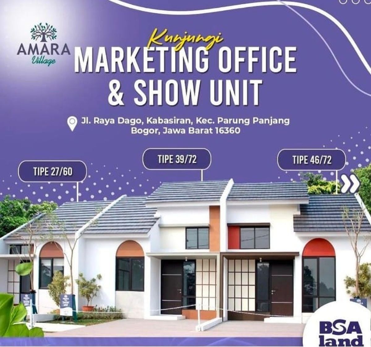 Perumahan Amara Village, Cluster Ekslusif Dekat BSD MD912