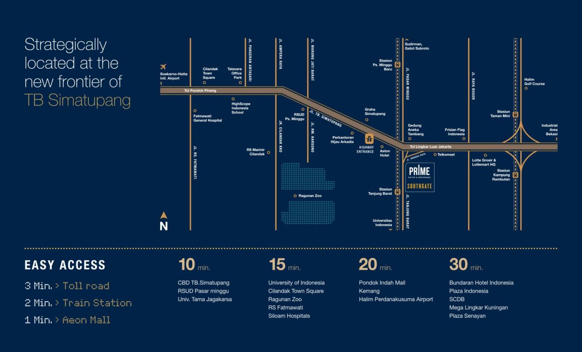 Premium Apartment in Jakarta by Sinar Mas Land MD915