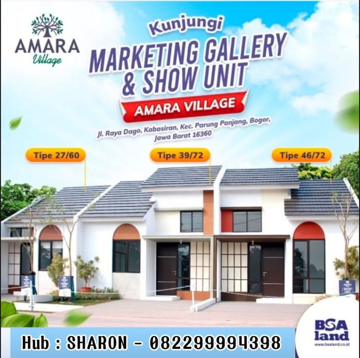 Perumahan Amara Village, Cluster Ekslusif Dekat BSD MD912