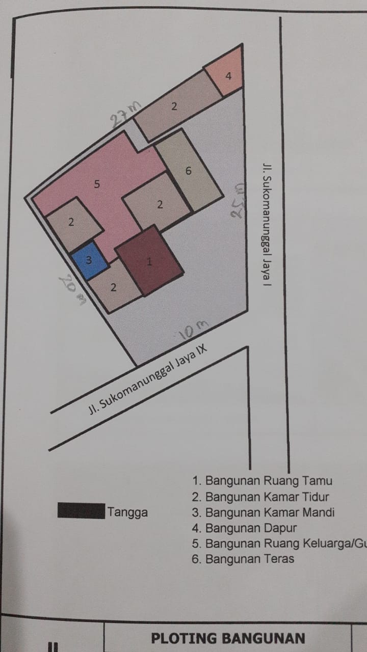 Dijual Rumah SHM Strategis di Jl. Sukomanunggal Jaya, Surabaya