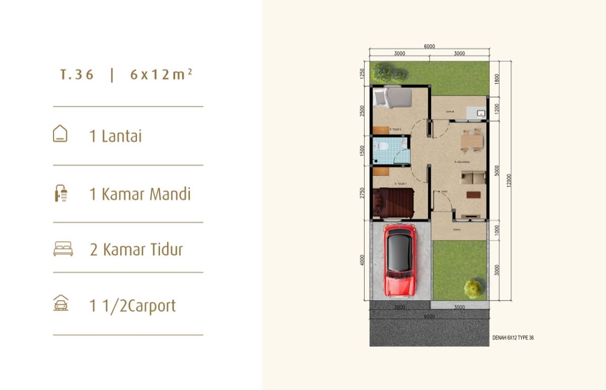 Dijual Rumah Dekat Stasiun Hanya 3 Menit Jalan Kaki MD926