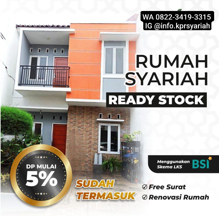 Rumah ready 2lt 7menit tol Jatiasih Bekasi