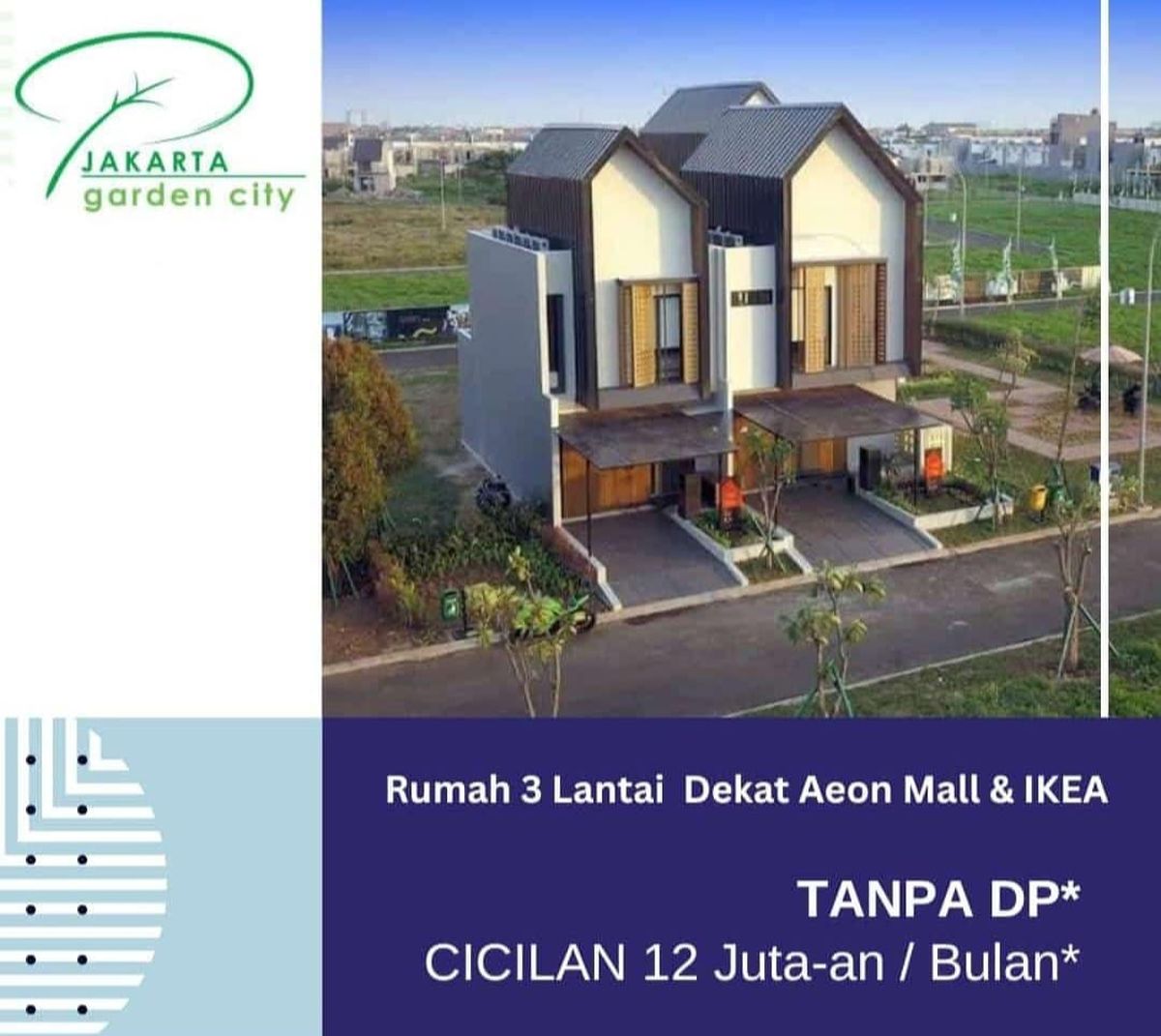 Rumah dan Ruko Jakarta Garden City MD932