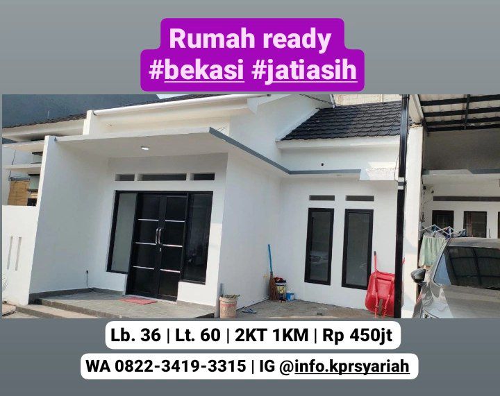 Rumah ready 2kamar Jatisari Jatiasih Bekasi