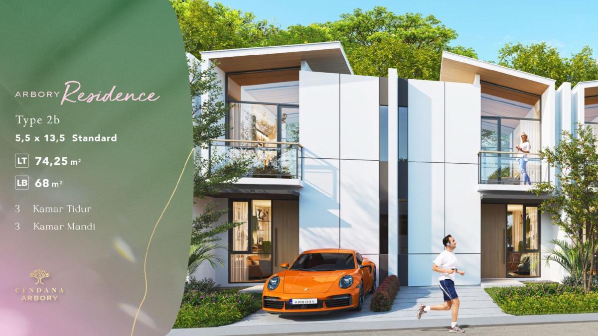 Cendana Arbory, Rumah 2 Lantai Paling Laris di Cendana Homes