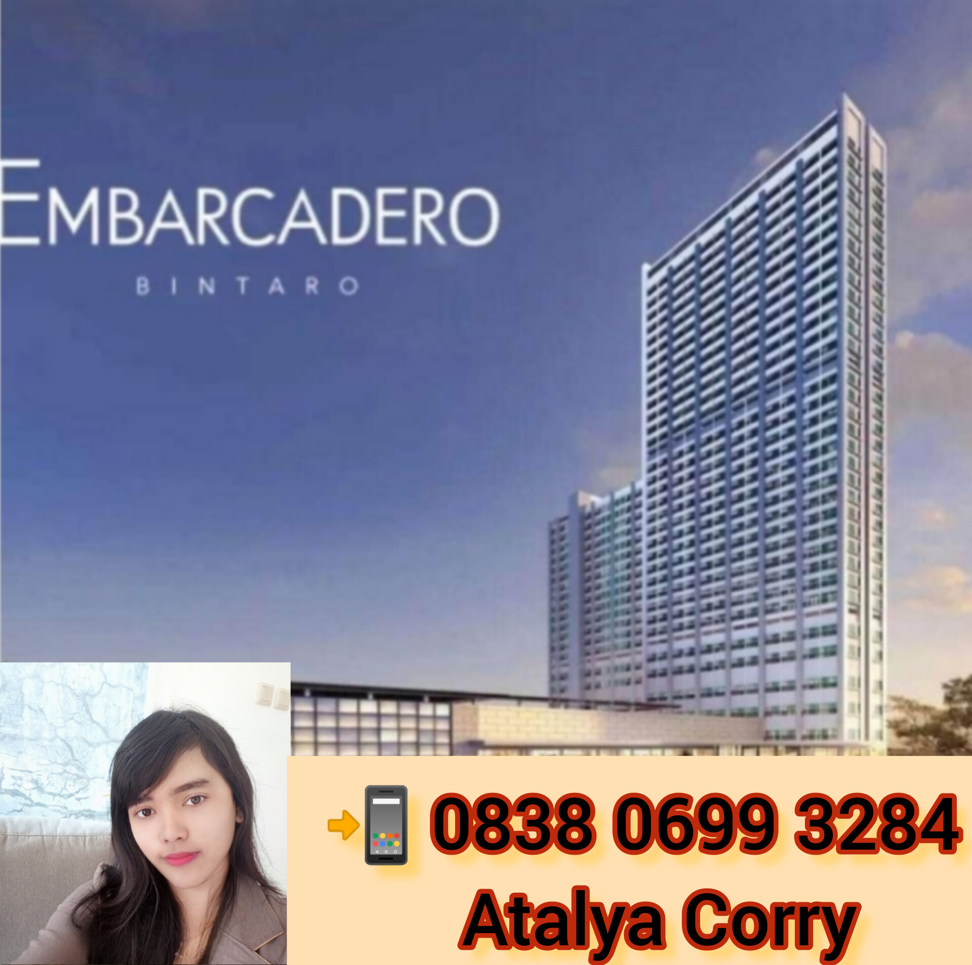 Premium Apartment for Sale for 10 Million at Embarcadero Bintaro