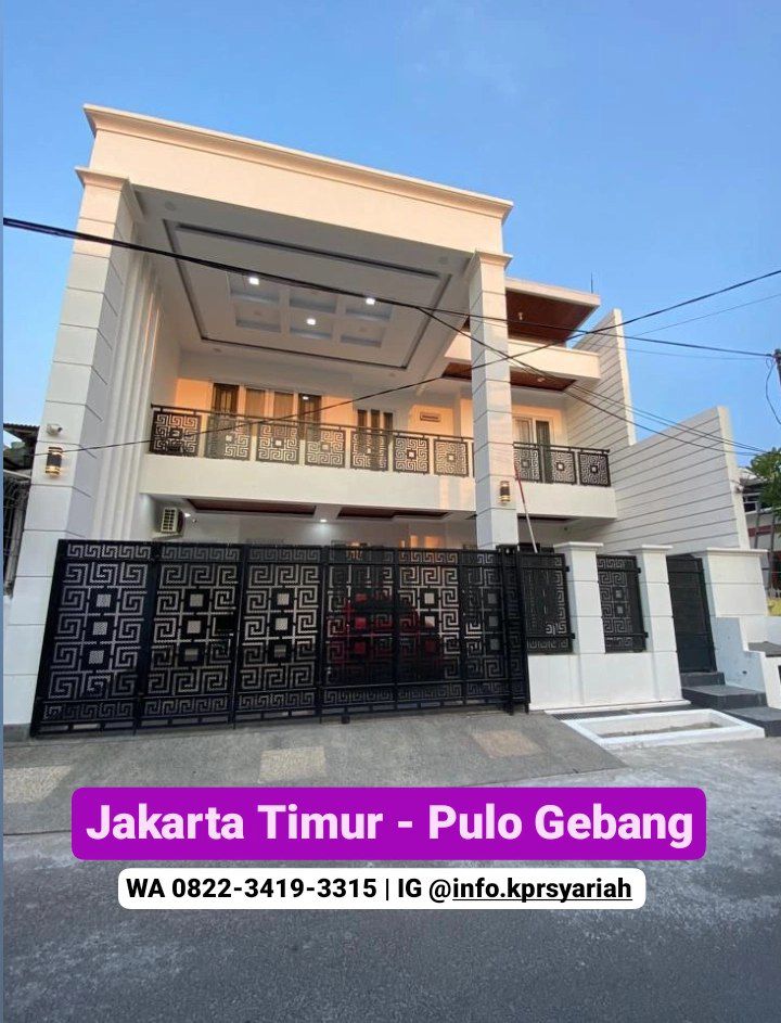 Rumah baru kompleks Pulo Gebang Jakarta Timur