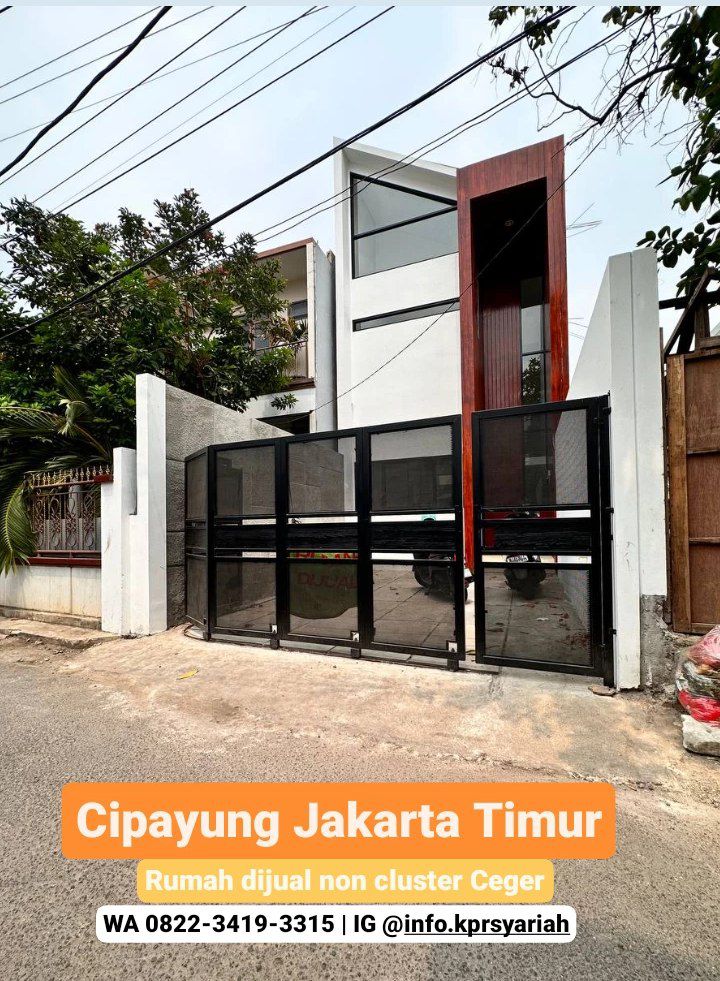 Rumah 2lantai non cluster Ceger Cipayung Jakarta Timur
