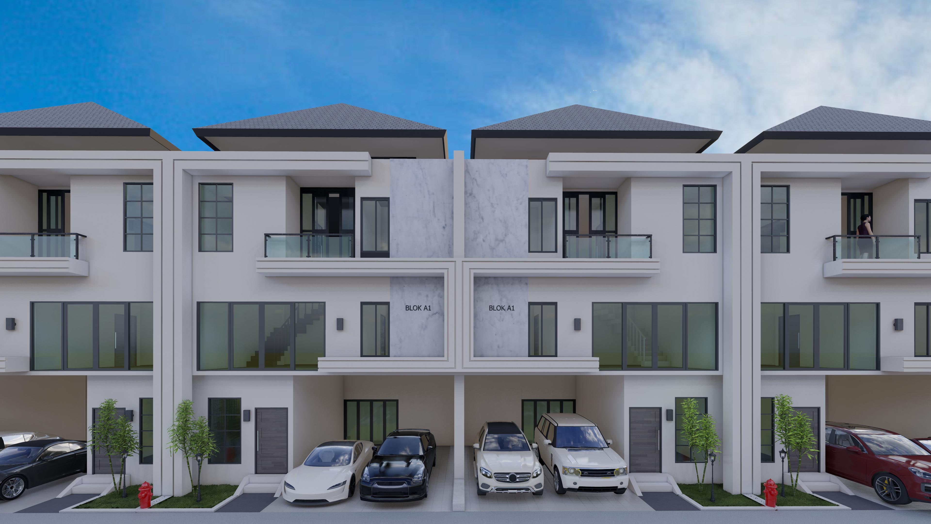 grand cordova Rumah mewah 3 lantai promo