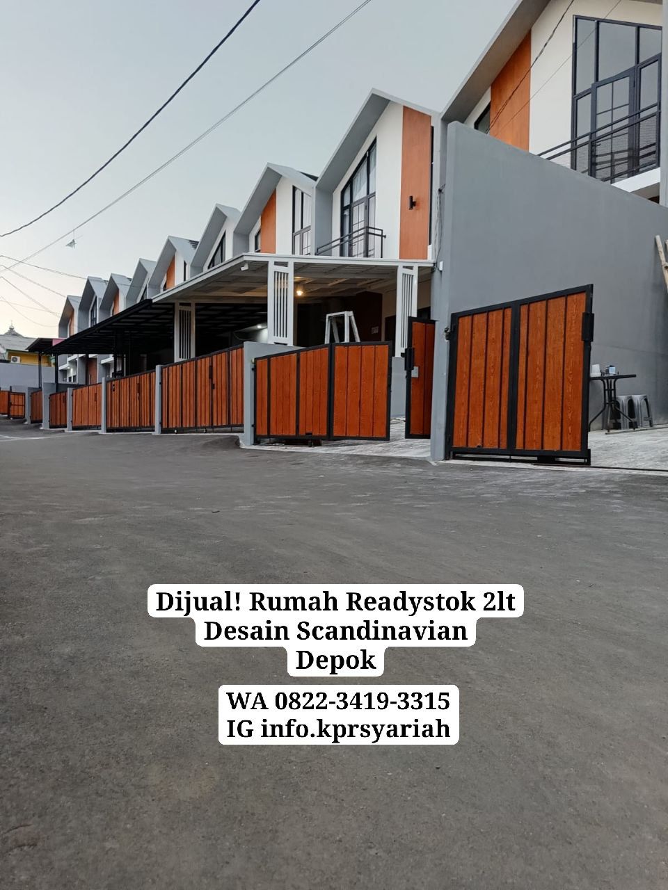 Rumah ready scandinavian dekat tol dan stasiun Depok