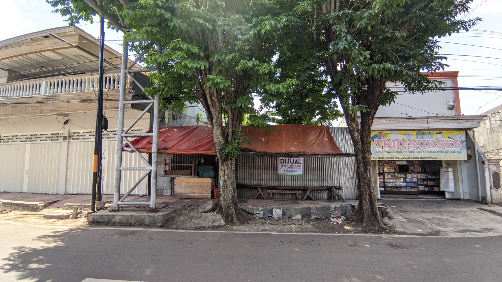 (BWI A.386) Dijual Tanah di Jl. Gajah Mada, Desa Genteng Kulon