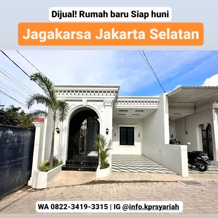 Rumah klasik eropa siap huni Jagakarsa Jakarta Selatan