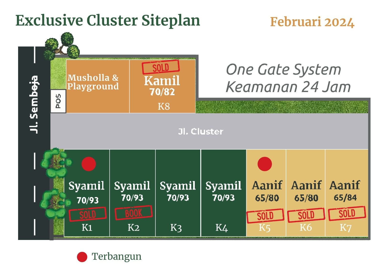 Hunian Scaandinavian Modern dekat Kampus UNISA