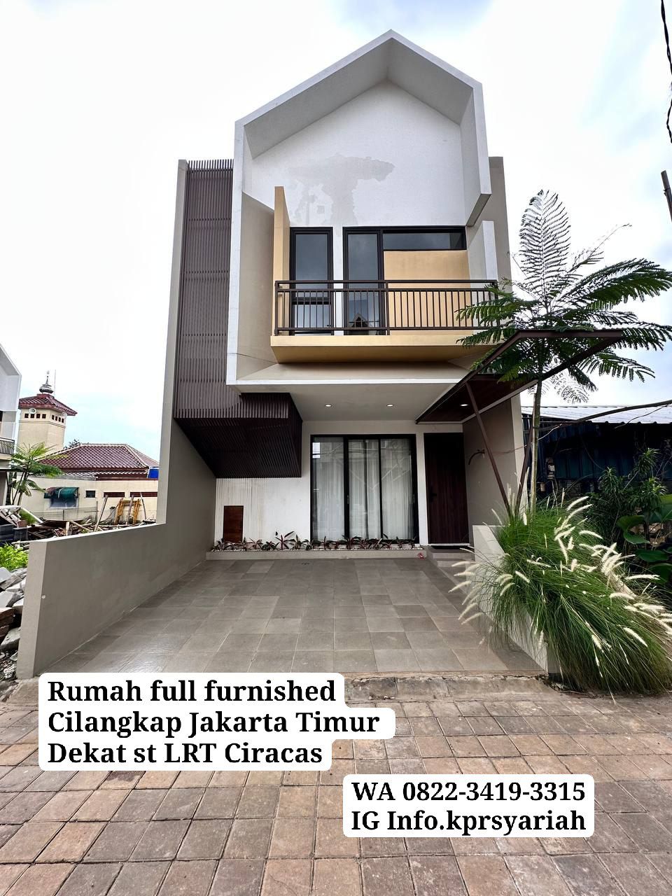 Rumah 2lantai full furnished Cipayung Jakarta Timur dekat tol