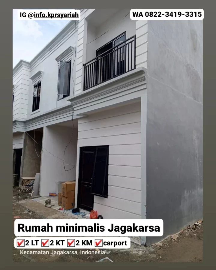 Rumah minimalis 2lantai carport Jagakarsa Jakarta Selatan
