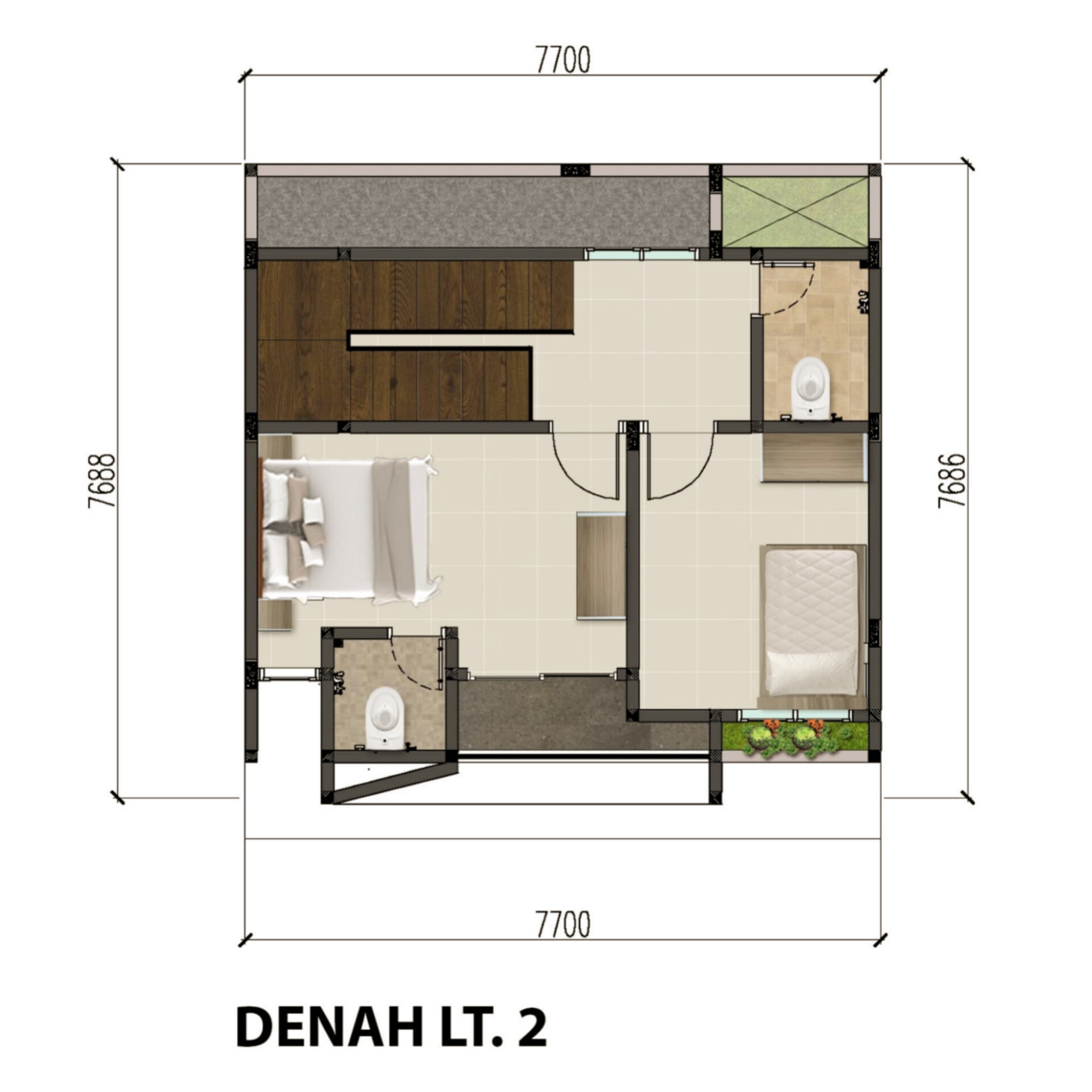 Townhouse 16 unit at Jagkarsa Jakarta selatan