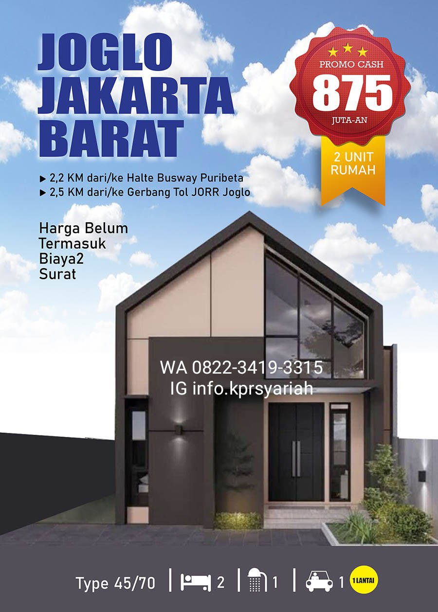 Rumah minimalis modern Joglo Jakarta Barat