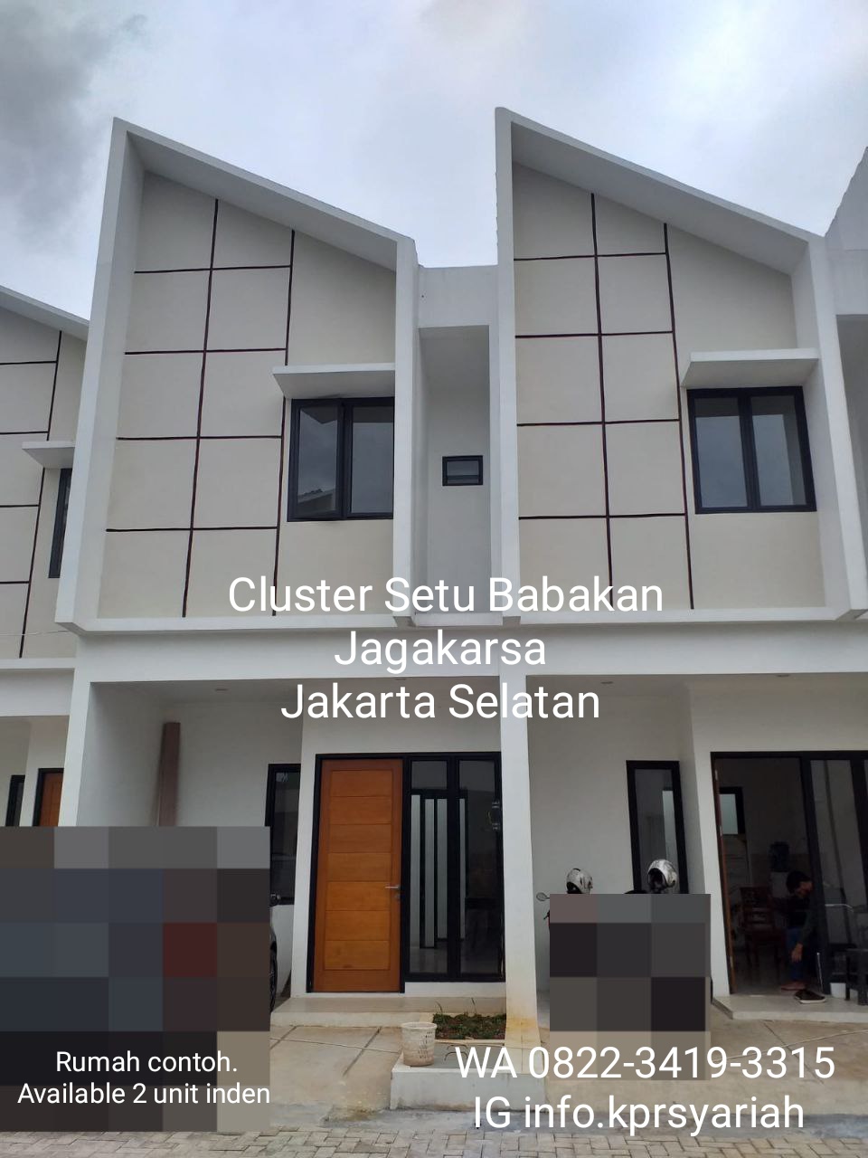 Cluster Jagakarsa Jakarta Selatan dekat Setu Babakan