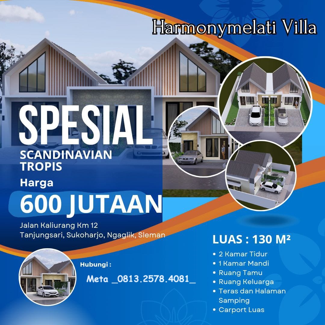 Cluster Modern Scandinavian dekat Kampus UII