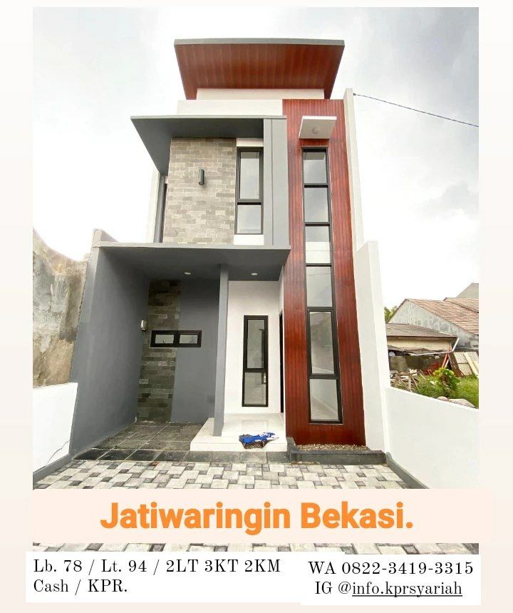 Rumah baru non cluster Jatiwaringin Bekasi dekat tol