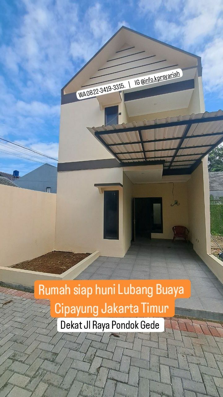Rumah siaphuni Lubang Buaya Cipayung Jakarta Timur dekat pondok
