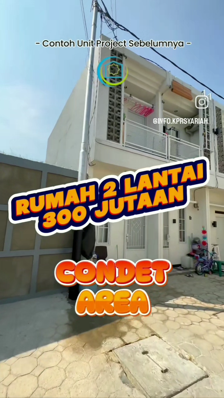 Rumah mungil 2lantai dekat Pgc Cililitan Jakarta Timur