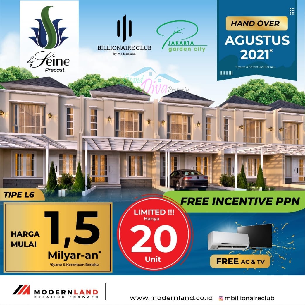 RUMAH DI JAKARTA GARDEN CITY CAKUNG JAKARTA TIMUR