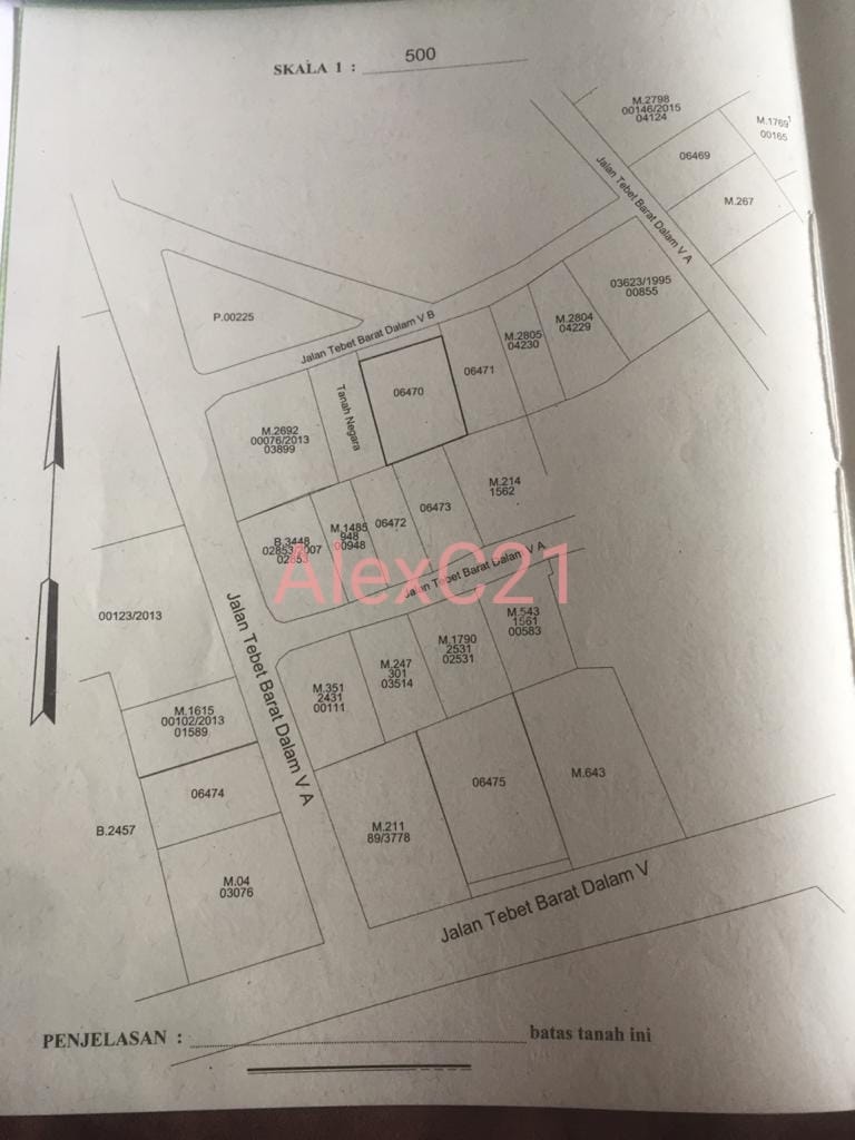 Dijual B U Rumah Di Tebet, Jakarta Selatan