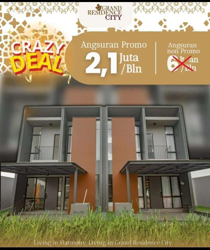 RUMAH CLUSTER 2 LANTAI TANPA DP DI SETU BEKASI