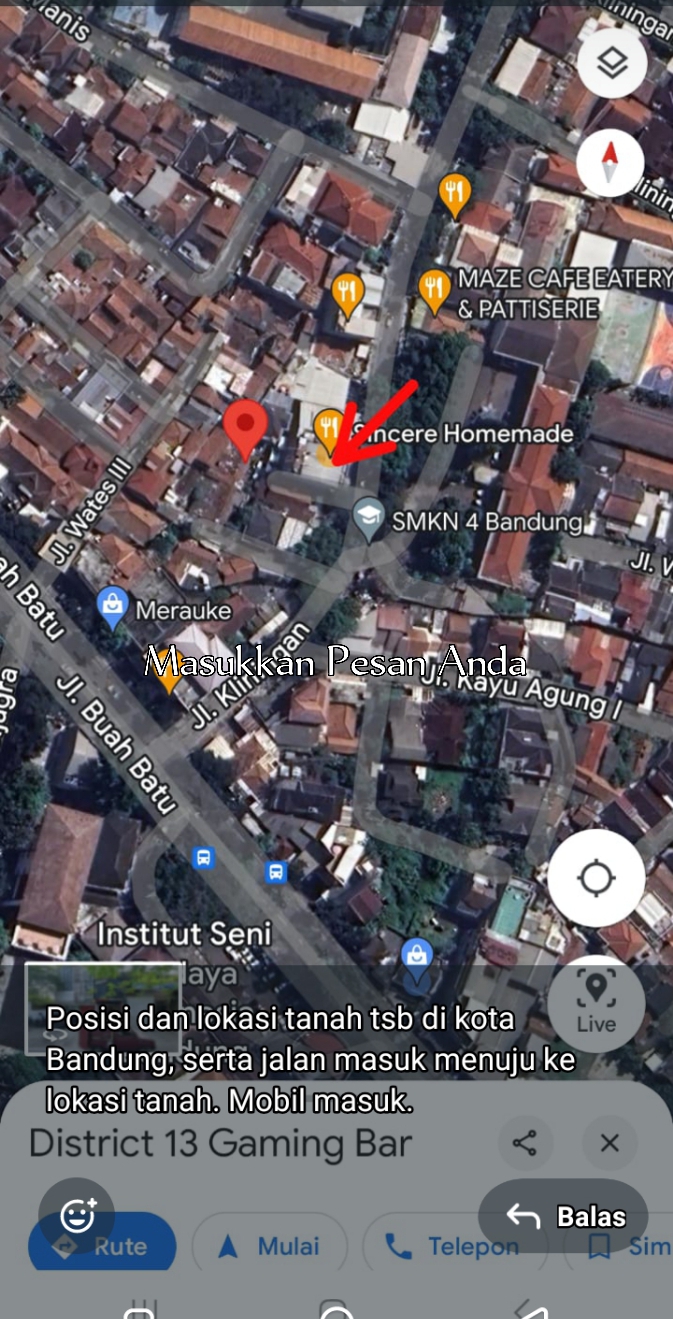 Hitung tanah cocok untuk kosan di buahbatu bandung