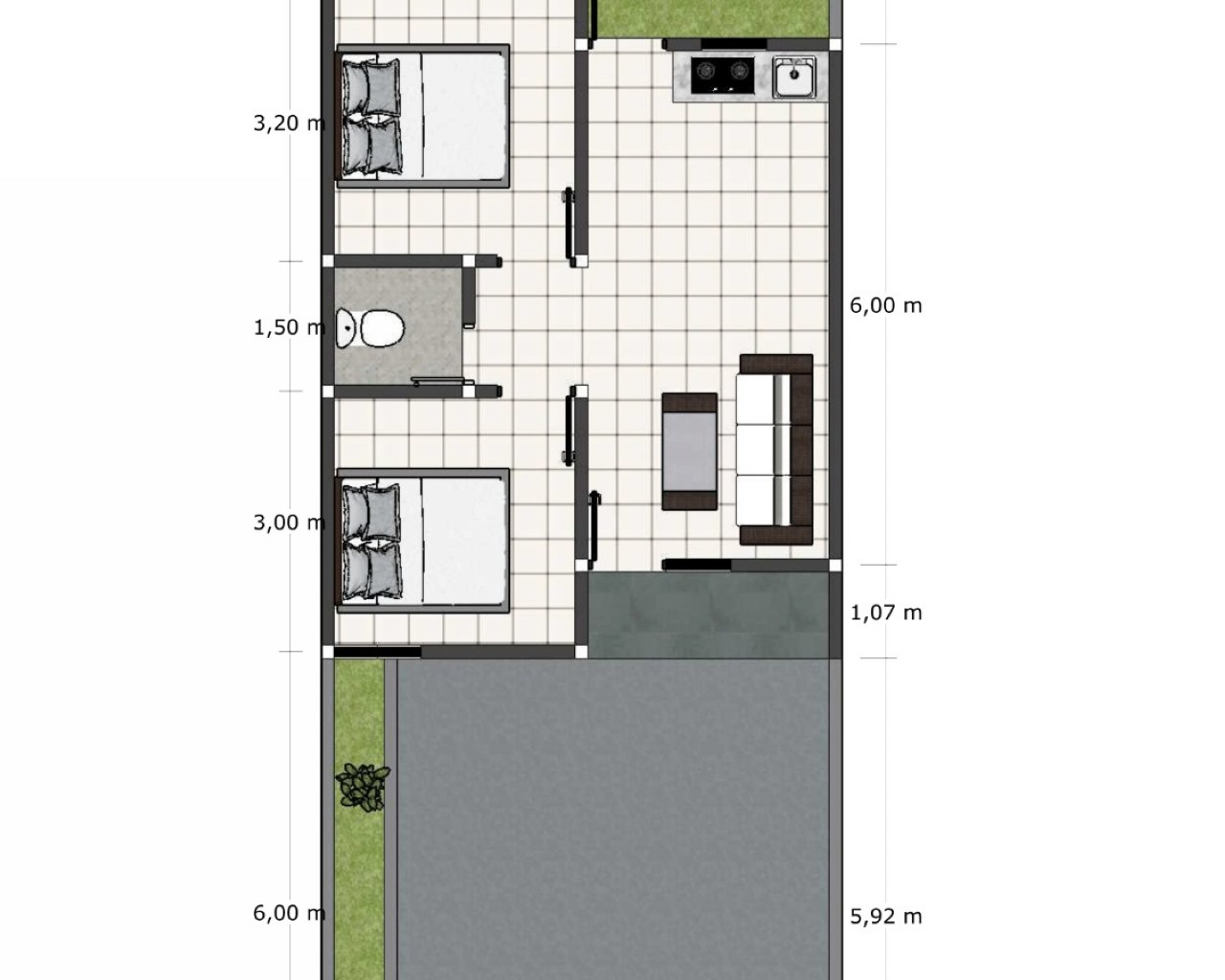 Rumah Harga Miring 400 Jtan Type 45 Selatan Jl.Jogja-Solo