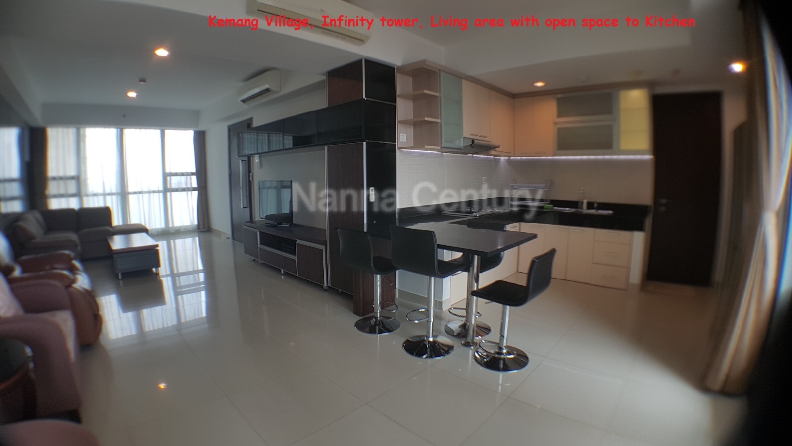 Disewakan Apartemen Kemang Village, Infinity Tower 3 BR Furnish