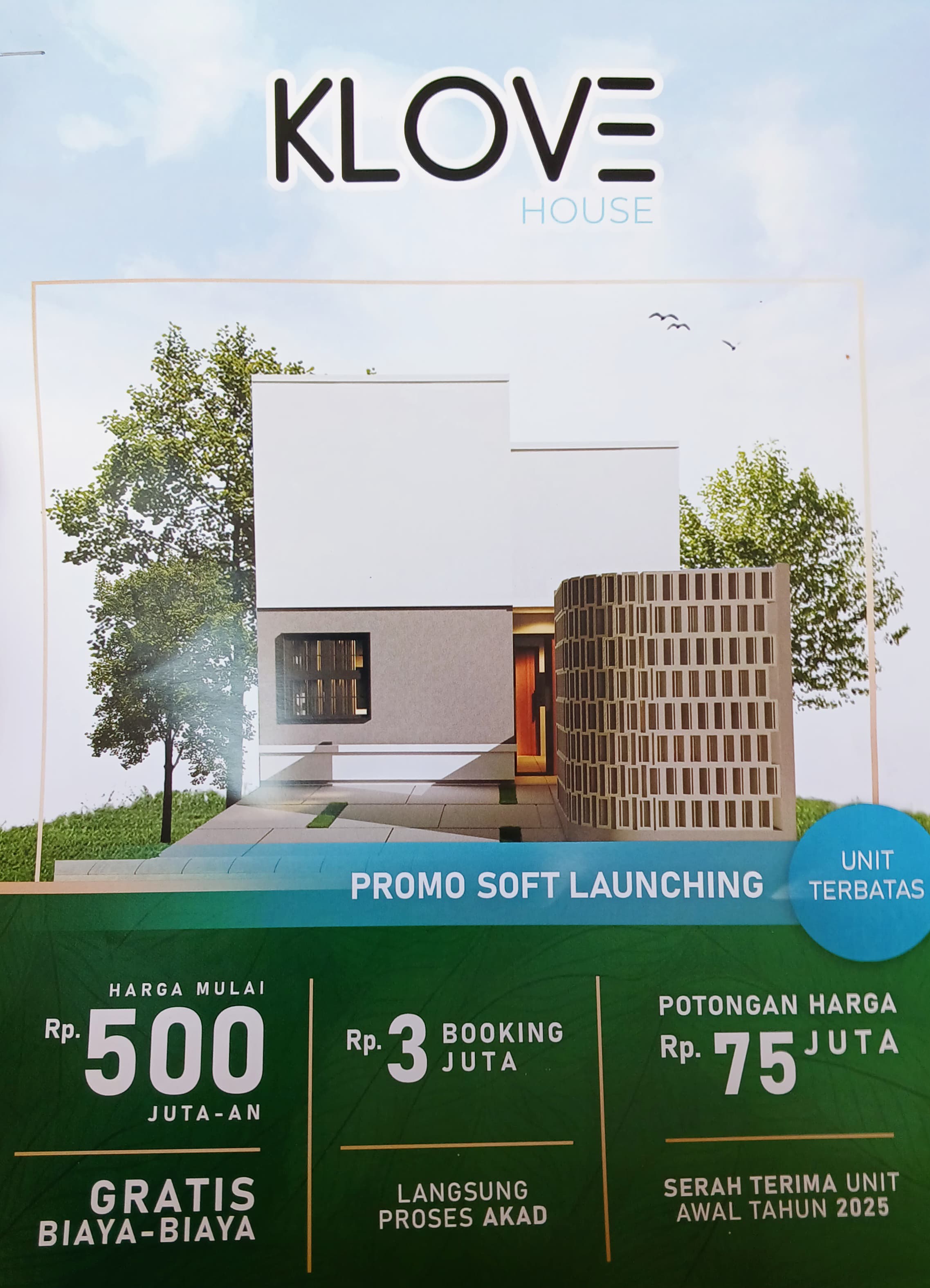 KLOVE HOUSE, Hunian Cicilan Flat di Depok