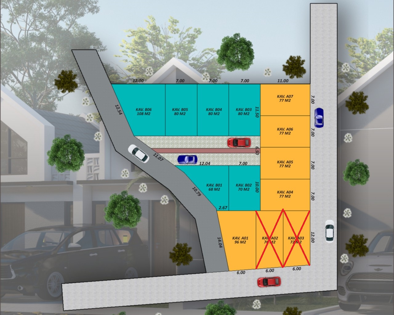 Hunian Minimalis 100 Jtan Selatan Jalan Ps Deli LT 70 m2