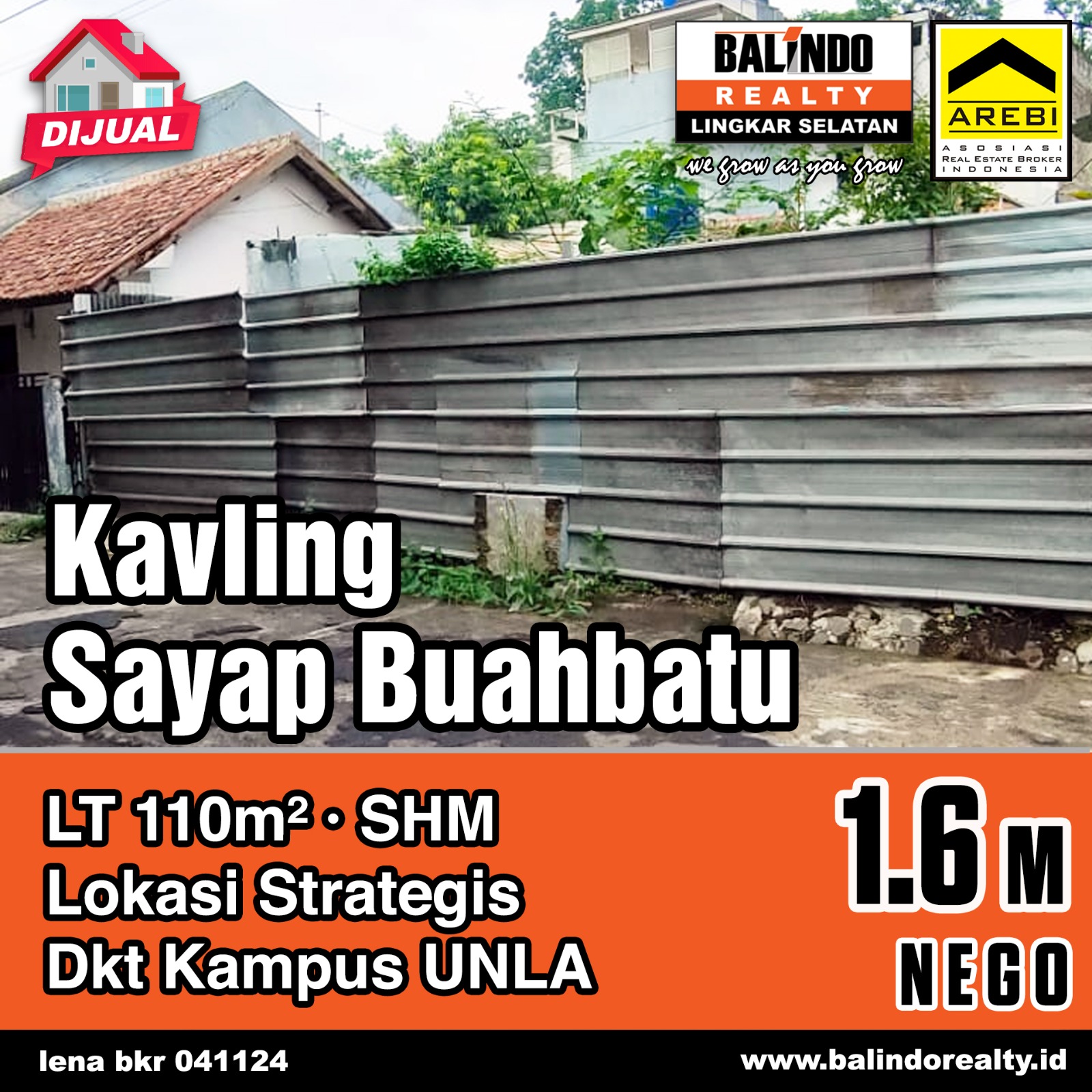 Dijual Tanah Strategis di Sayap Buahbatu