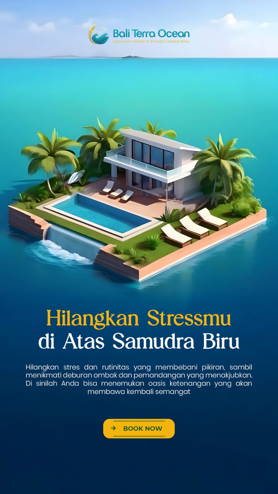 Villa dengan Private Pool Murah di Bali Lokasi Strategis