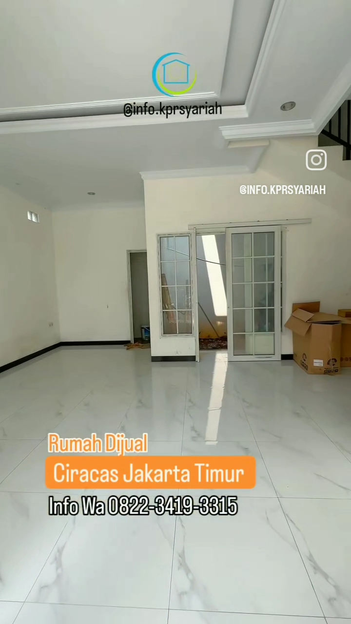 Rumah American Classic di Cluster Ciracas Jakarta Timur