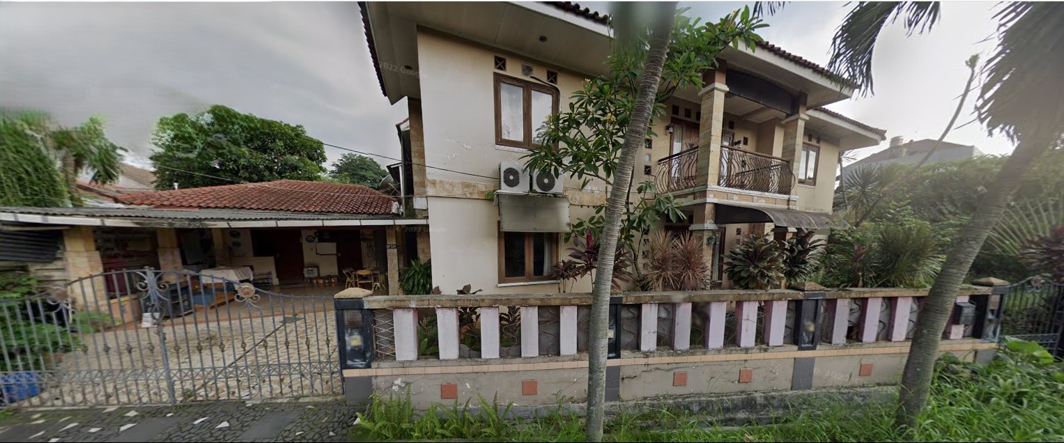 Dijual rumah komplek 3 muka di Villa Pamulang, Pondok Benda