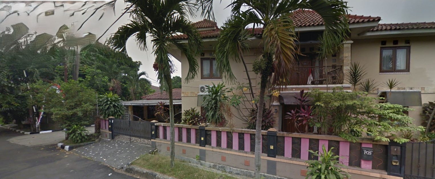 Dijual rumah komplek 3 muka di Villa Pamulang, Pondok Benda