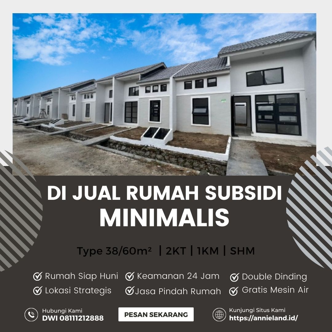 RUMAH SUBSIDI SIAP HUNI DI TANGERANG