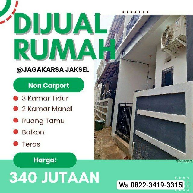 Rumah 2lantai minimalis ekonomis Jagakarsa Jakarta Selatan