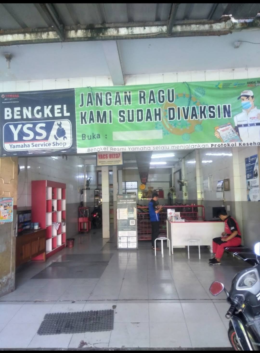 Dijual ruko beserta usaha bengkel Yamaha di Warakas, Tj Priok