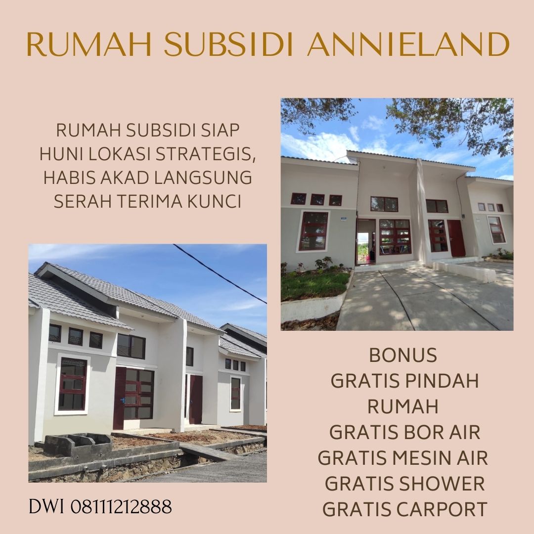 Rumah Subsidi di Tangerang yang Nyaman dengan 2 Kamar