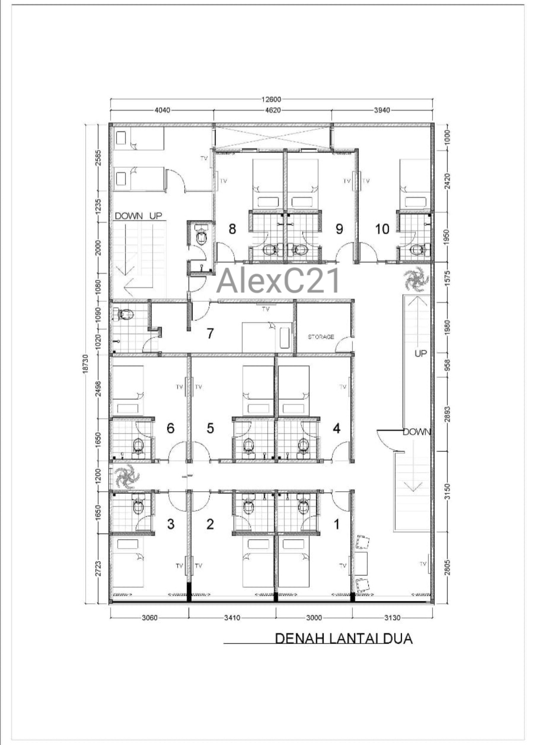 Dijual 3 unit Ruko Gandeng Connecting di Area Binus Kemangisan