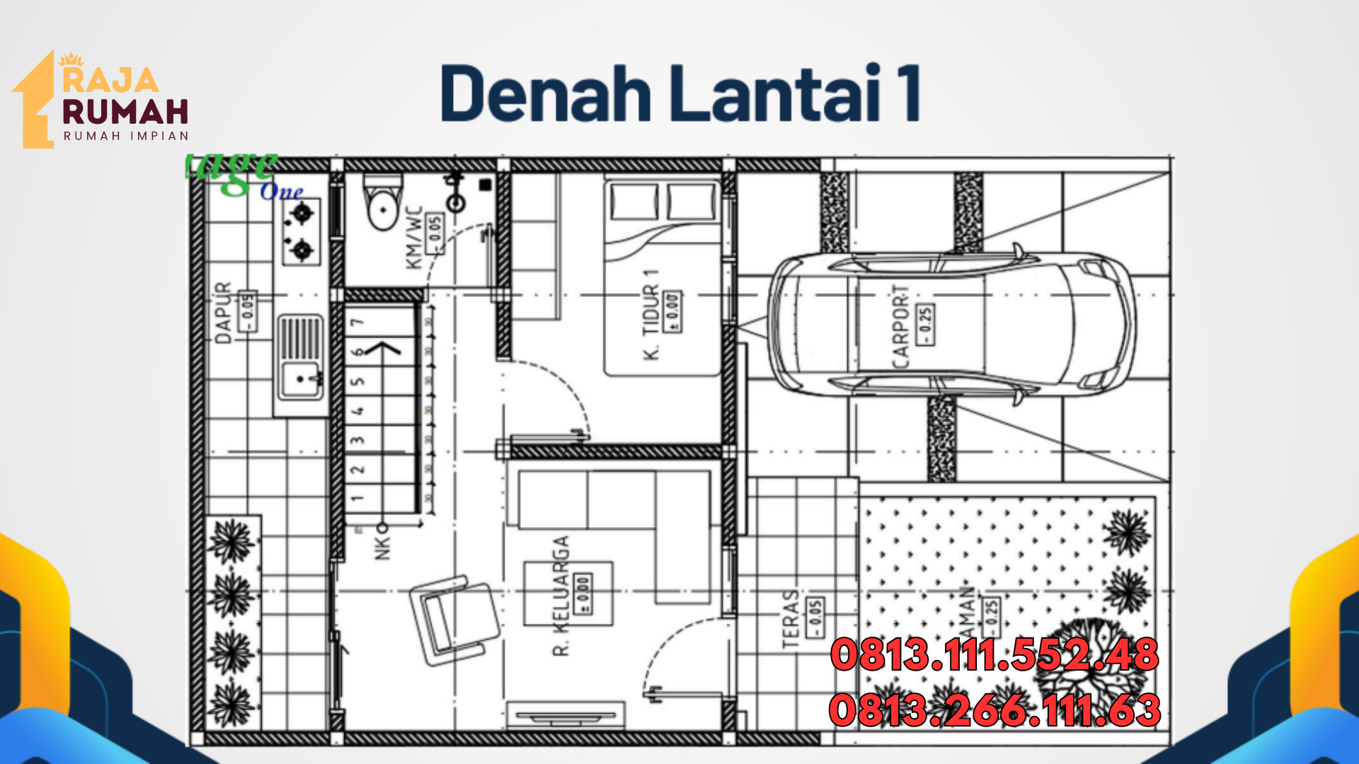 Rumah Cluster Serpong Village One Tangerang Selatan, Type 55/60