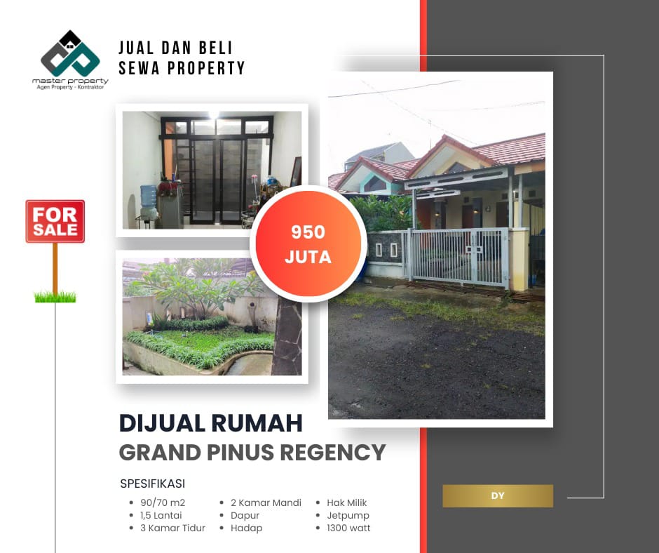 Jual cepat rumah super strategis di Pinus Regency Cinambo Bandun