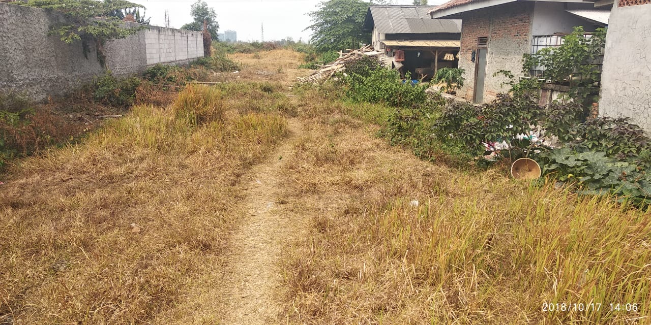 Dijual Tanah ngantong 1525m² SHM jl. Raya Sukamahi CikaranBekasi